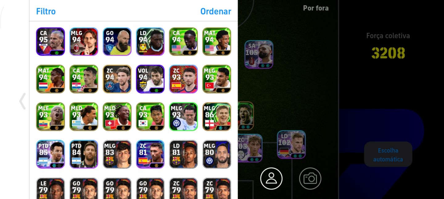 CONTA DE EFOOTBAL BOA DEMAIS PRA UPAR MAIS AINDA