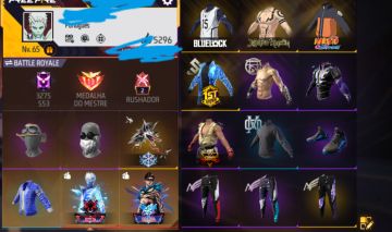 CONTA FREE FIRE PRIME 7 GEMADA VEM CHAMA TUDO CERTINHO