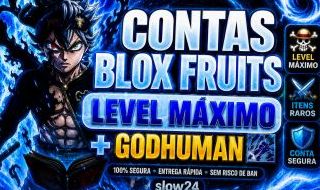 CONTAS ROBLOX BLOXFRUITS LEVEL MÁXIMO + GH, MENOR PREÇO [ENTREGA AUTOMÁTICA]