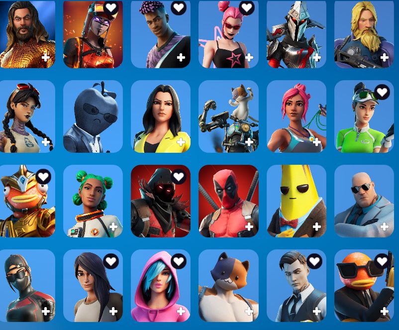 Conta fortnite /300+skins/picaretas 300+/emotes300+/ gliders300+