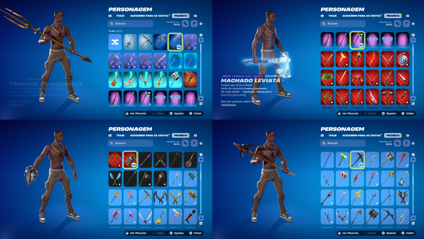 TRAVIS, MÍSTICA, DEADPOOL, MIDAS, GALAXY E MUITO MAIS!!!!