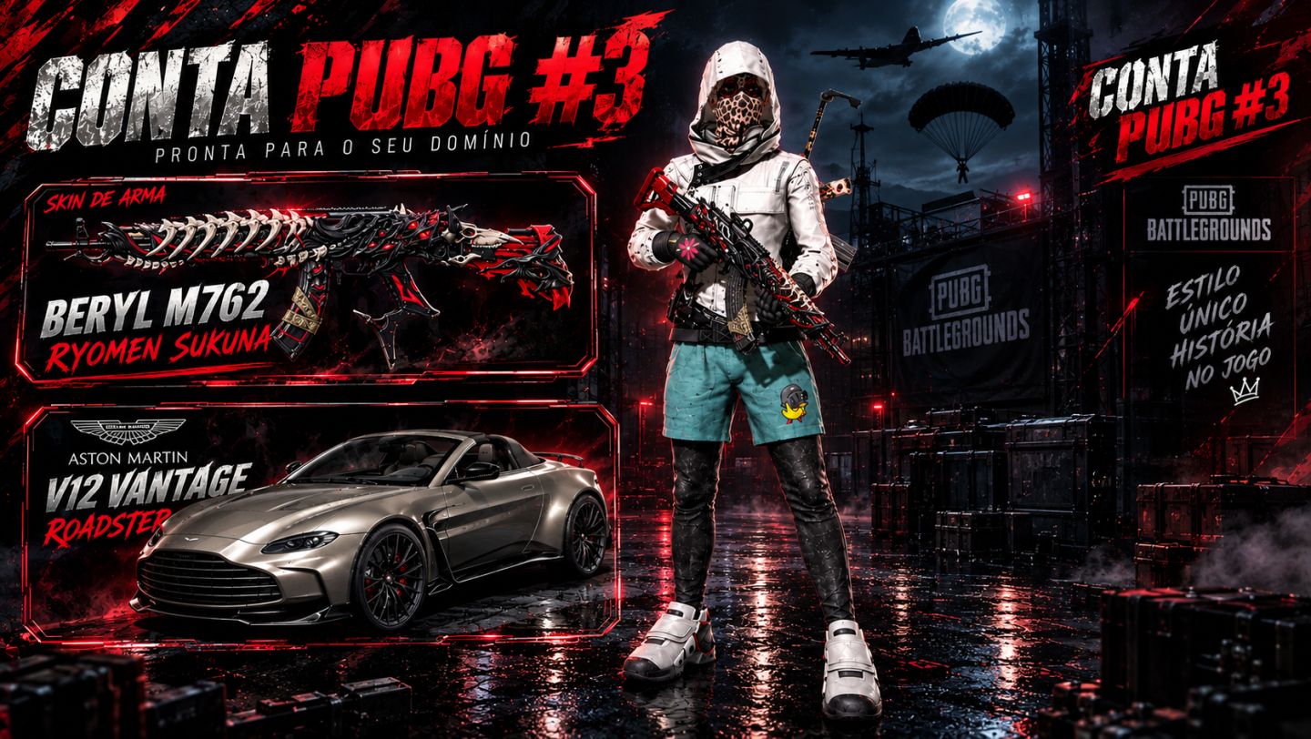 CONTAS PUBG: CONTRABANDOS + CAIXAS + SKINS | (ENTREGA AUTOMÁTICA) | MELHOR PREÇO