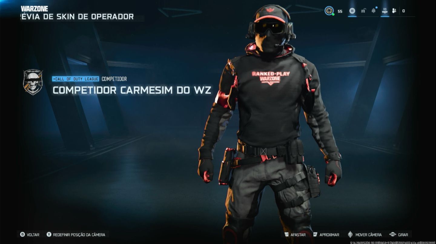 Conta Muito Rara Nuke Warzone + Carmesim + Singularity + Nuke MP