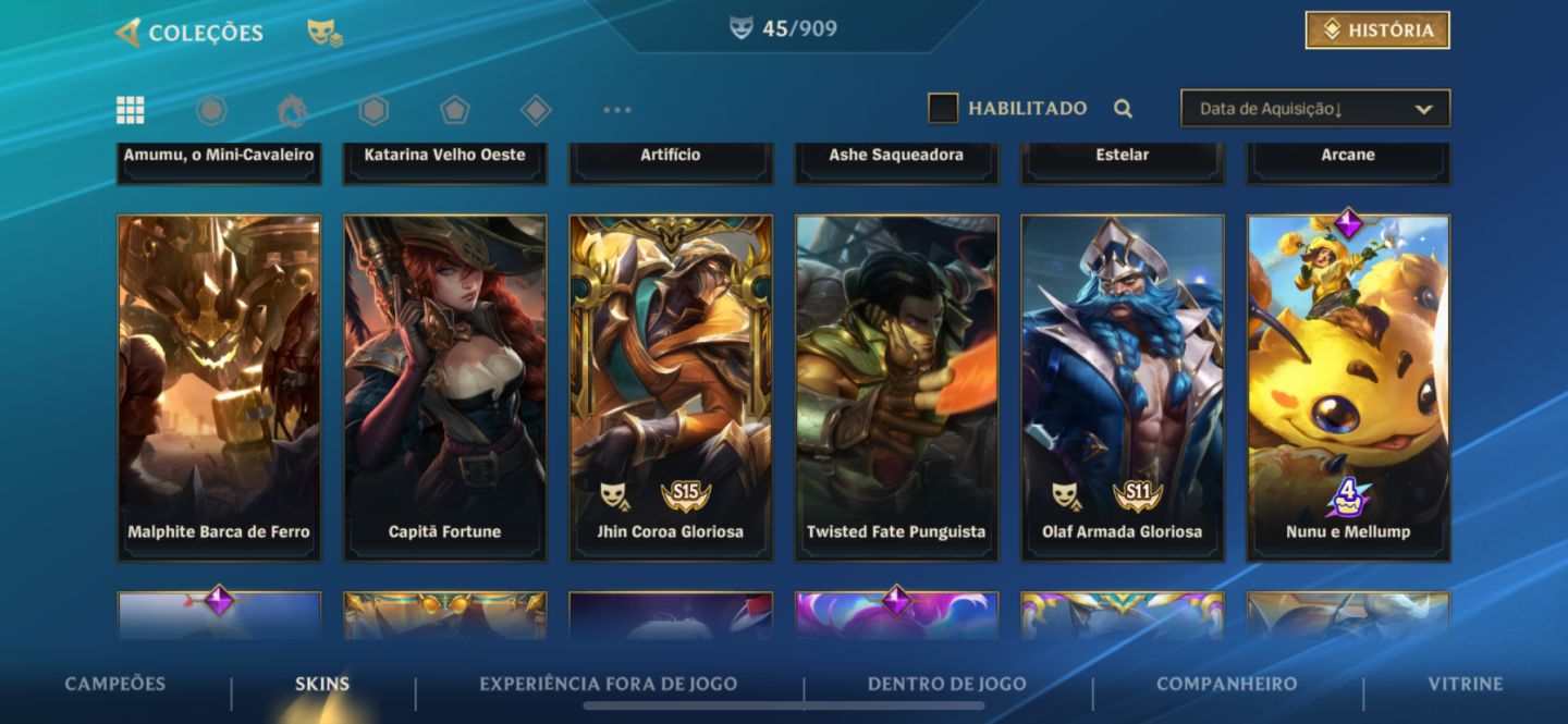 Conta LOL Wild Rift