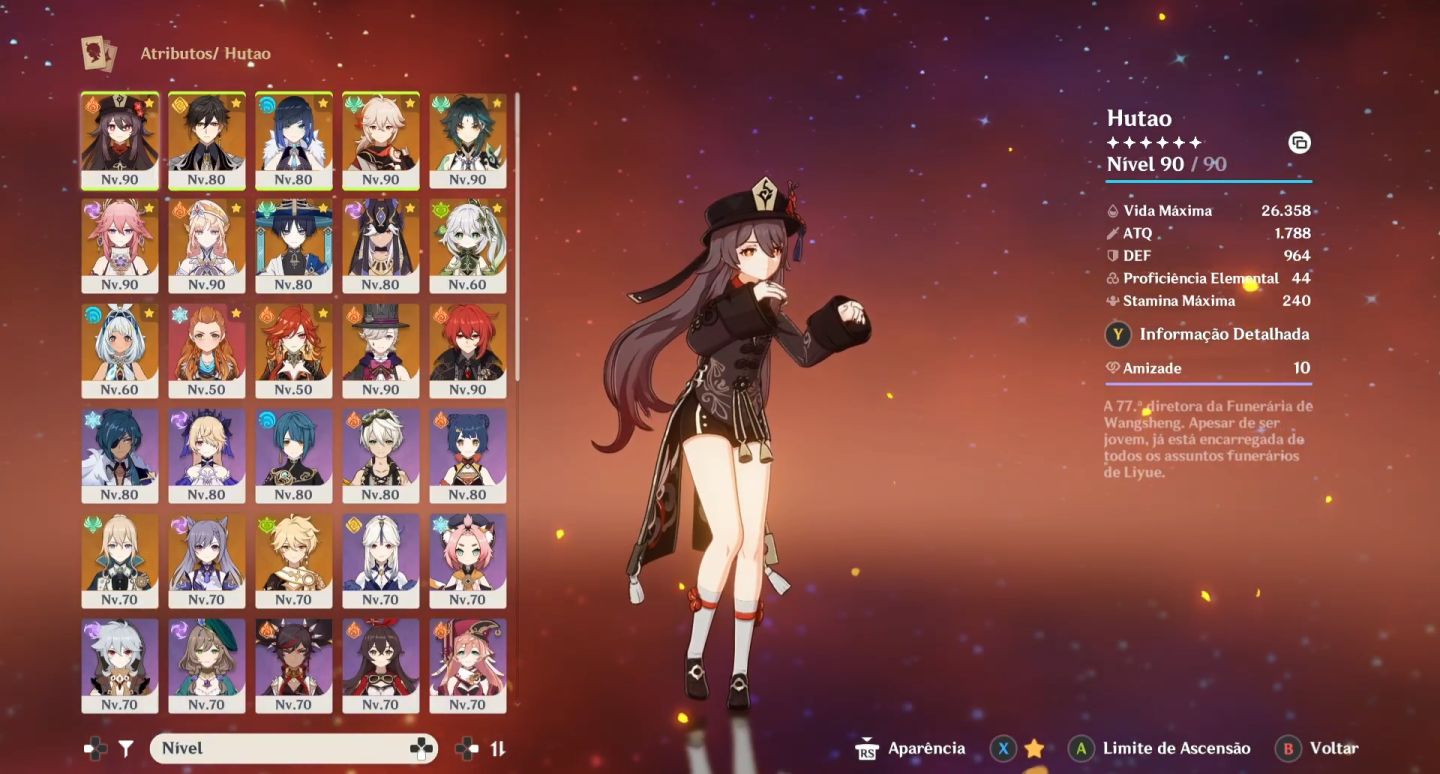 Conta genshin com 13 T5 LIMITADOS