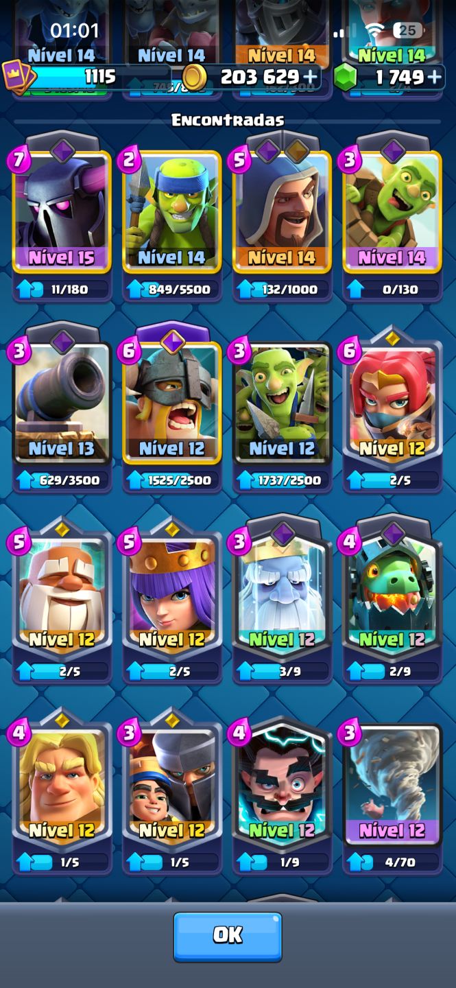 CONTA Clash Royale 10K troféus