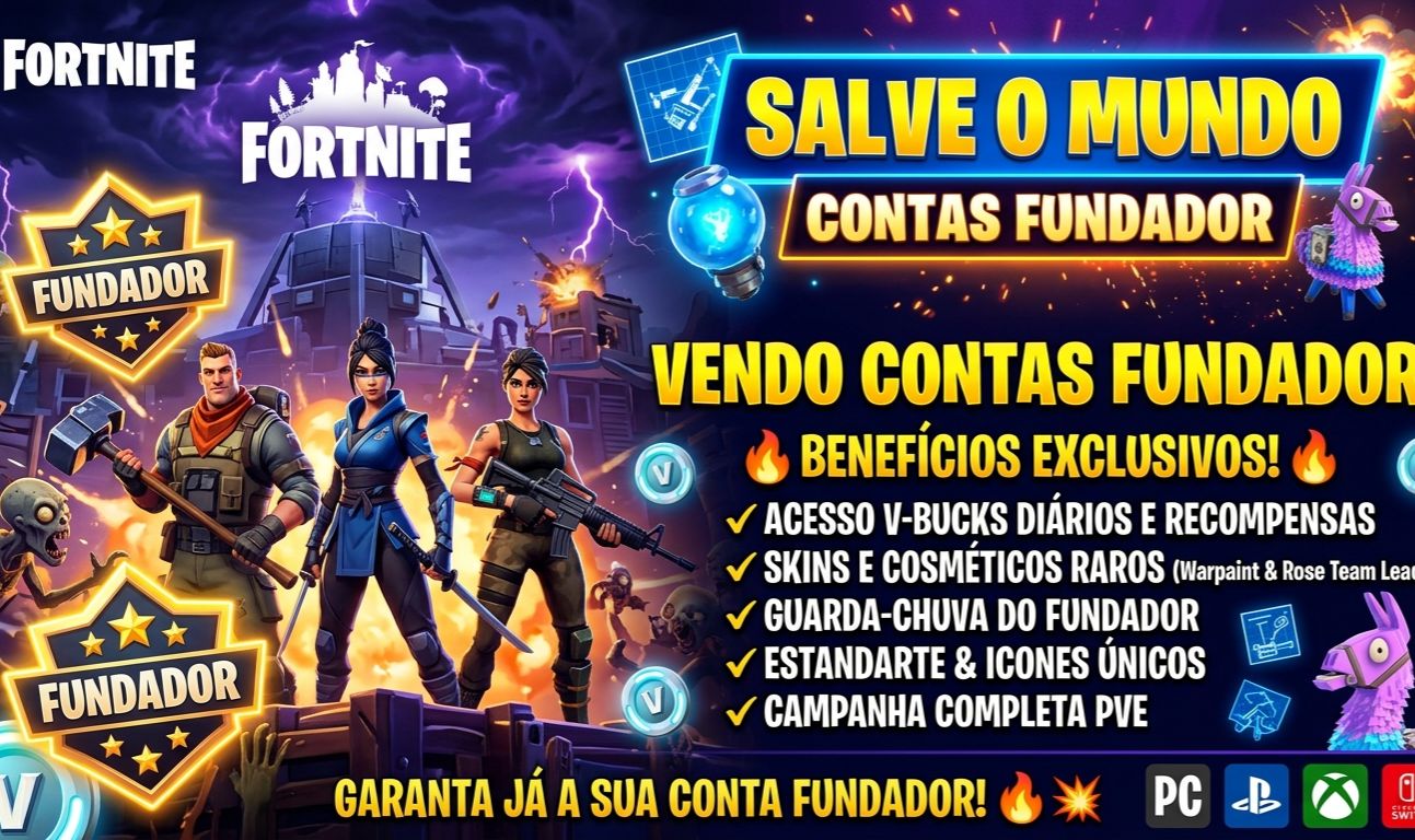Conta Fundador Salve o mundo!!!