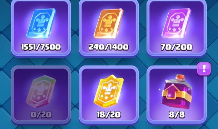 Conta clash royale 12k500 trofeus 5 cartas nv max