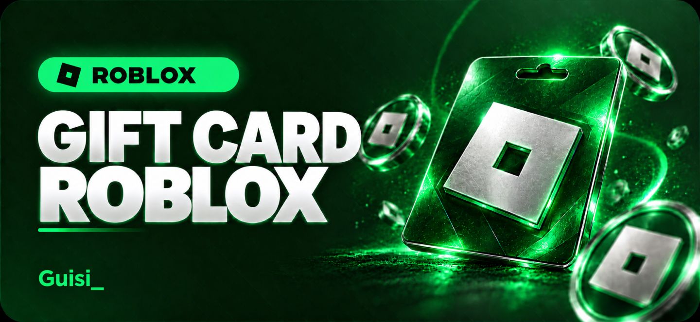 GIFT CARD ROBLOX (MAIS BARATO DO SITE)