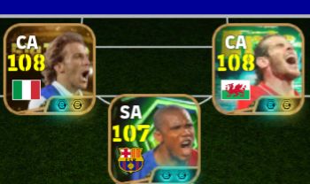 Conta de efootball com R10 Big time Del Piero Big time CR7 Big time!
