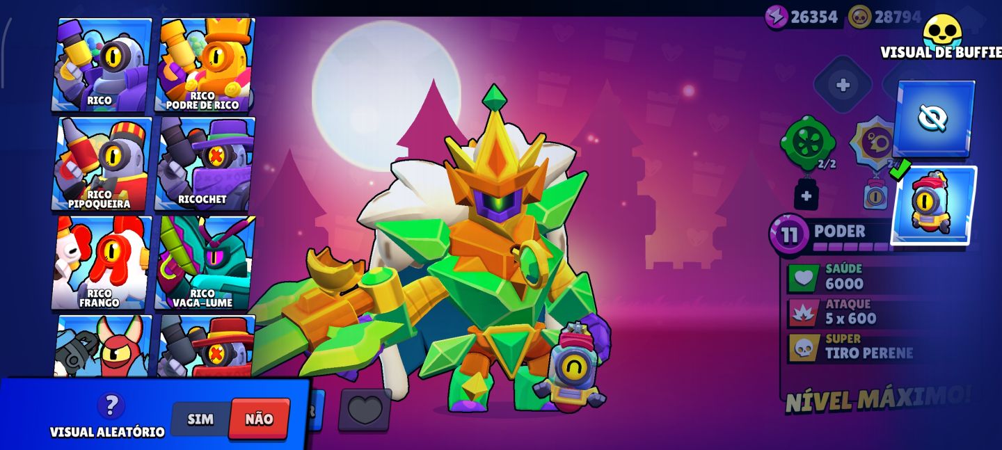 BRAWL STAR| 37.987 Troféus |107 Brawler | Muitos Poder 11 | Conta Completo