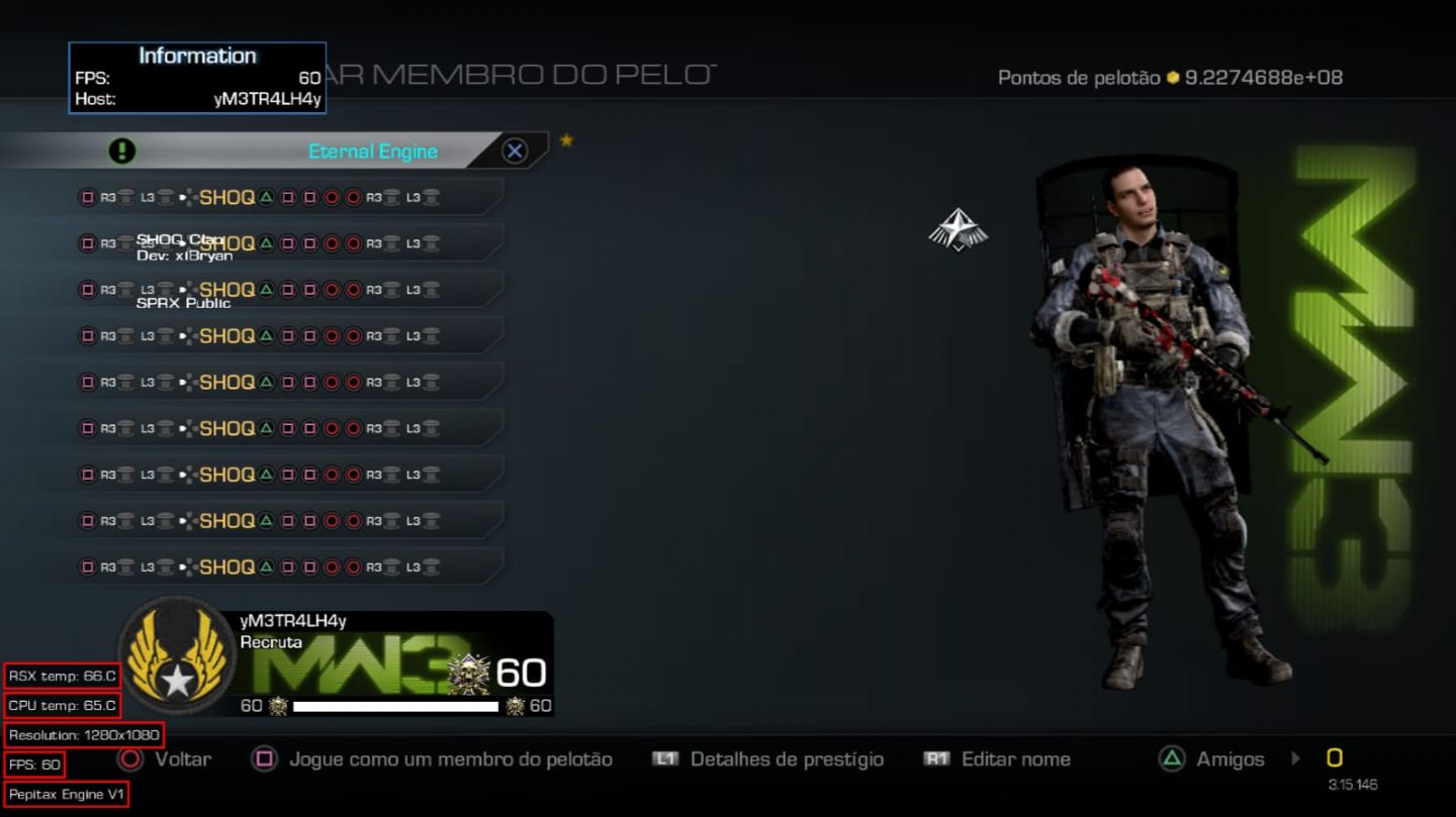 CONTA UPADA COD GHOST UNLOCK ALL PS3/PS4/PS5