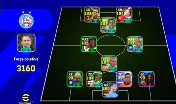 Conta efootball braba e com bons jogadores