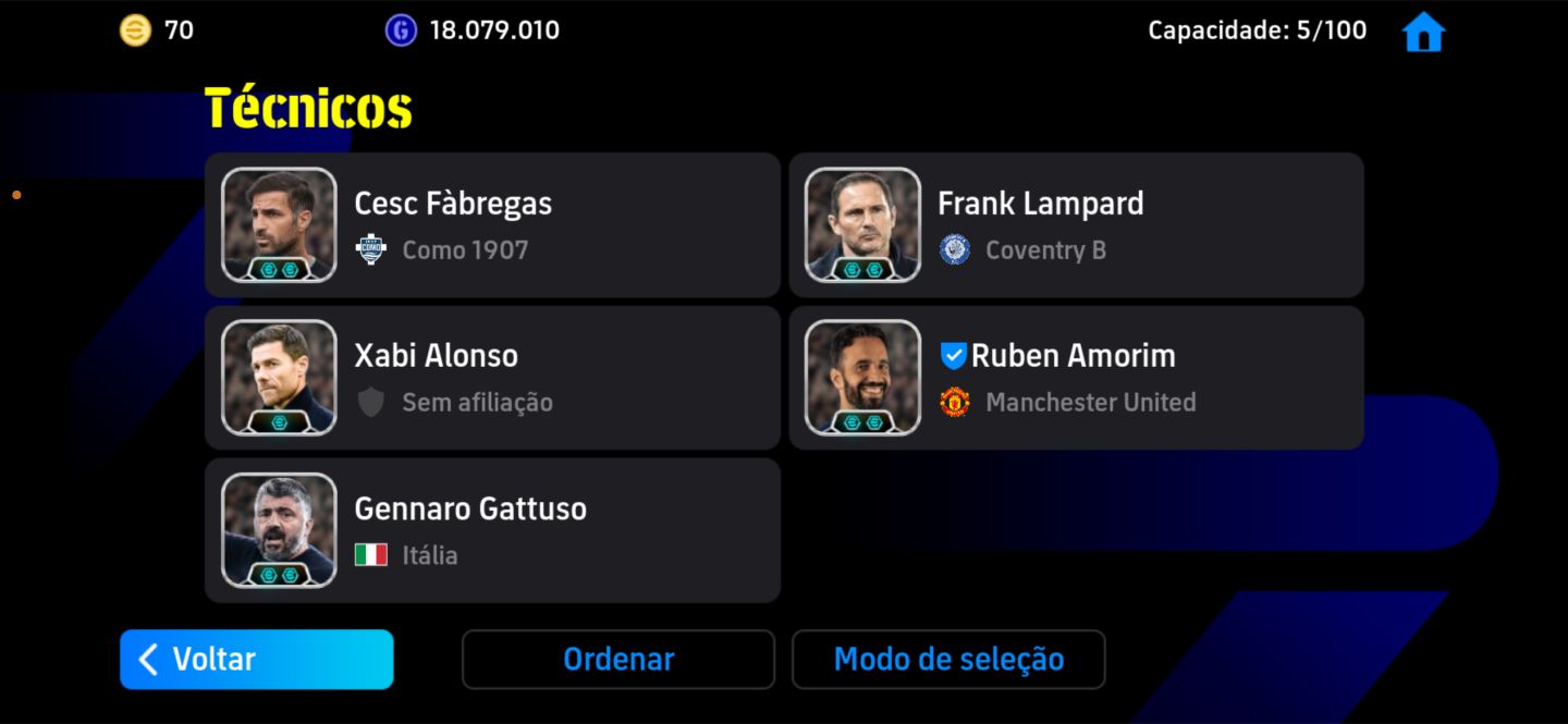 Conta de efootball boa