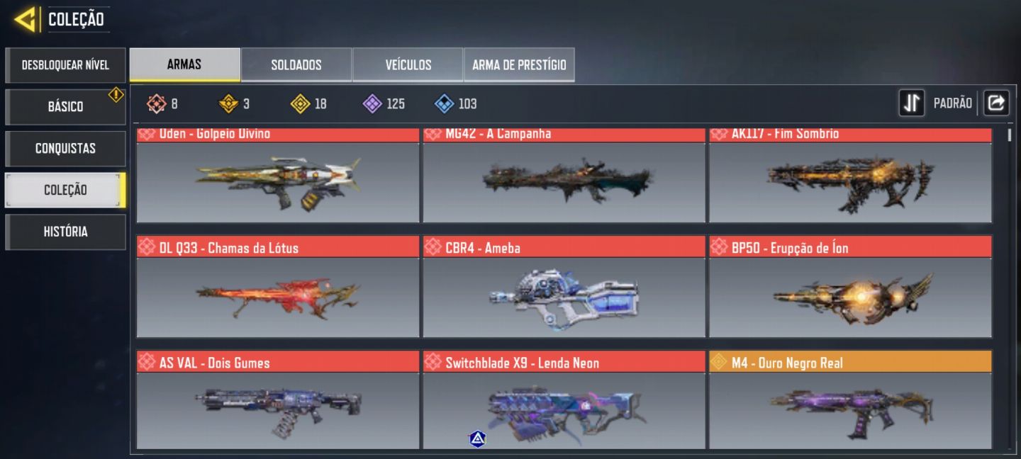 Conta Call of Duty Mobile Topp
