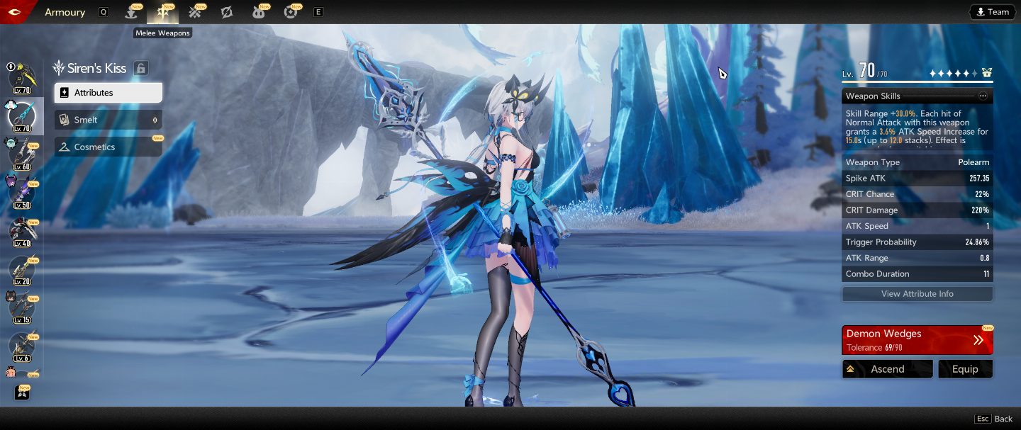 Conta Duet Night Abyss Com Skins