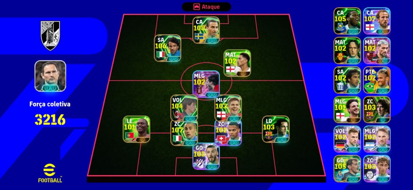 CONTA DE EFOOTBALL BRABINHA