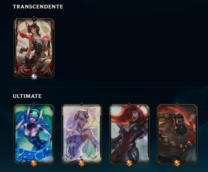 Conta LoL 700 skins com Ahri Lenda Ascendida + Valorant!