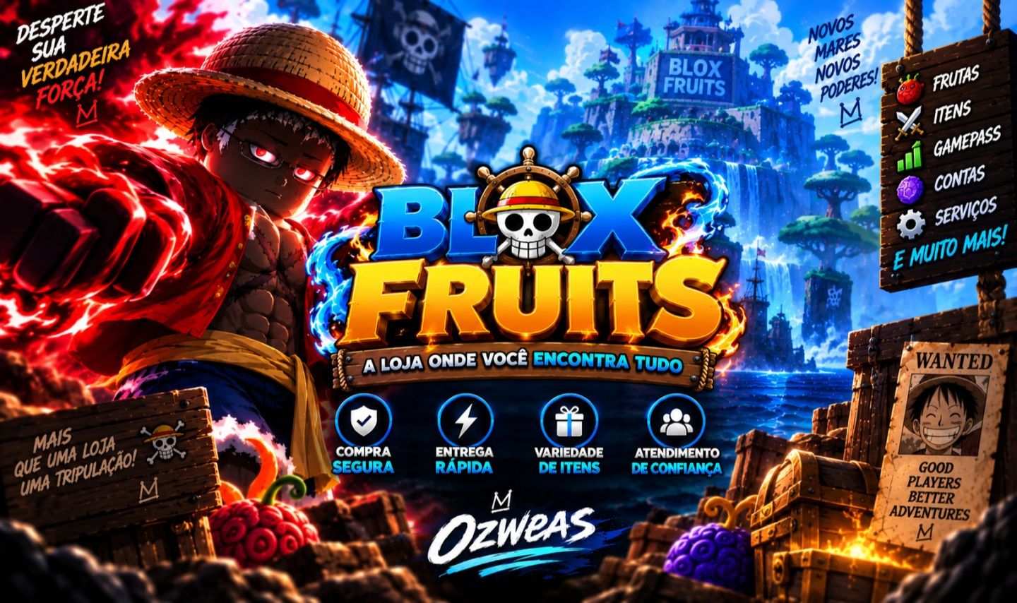 Blox Fruits - Frutas Fisicas 30% desconto
