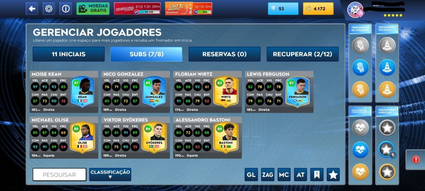 Dream League Soccer 26 (DLS) - Conta Semi-upada com os Melhores.