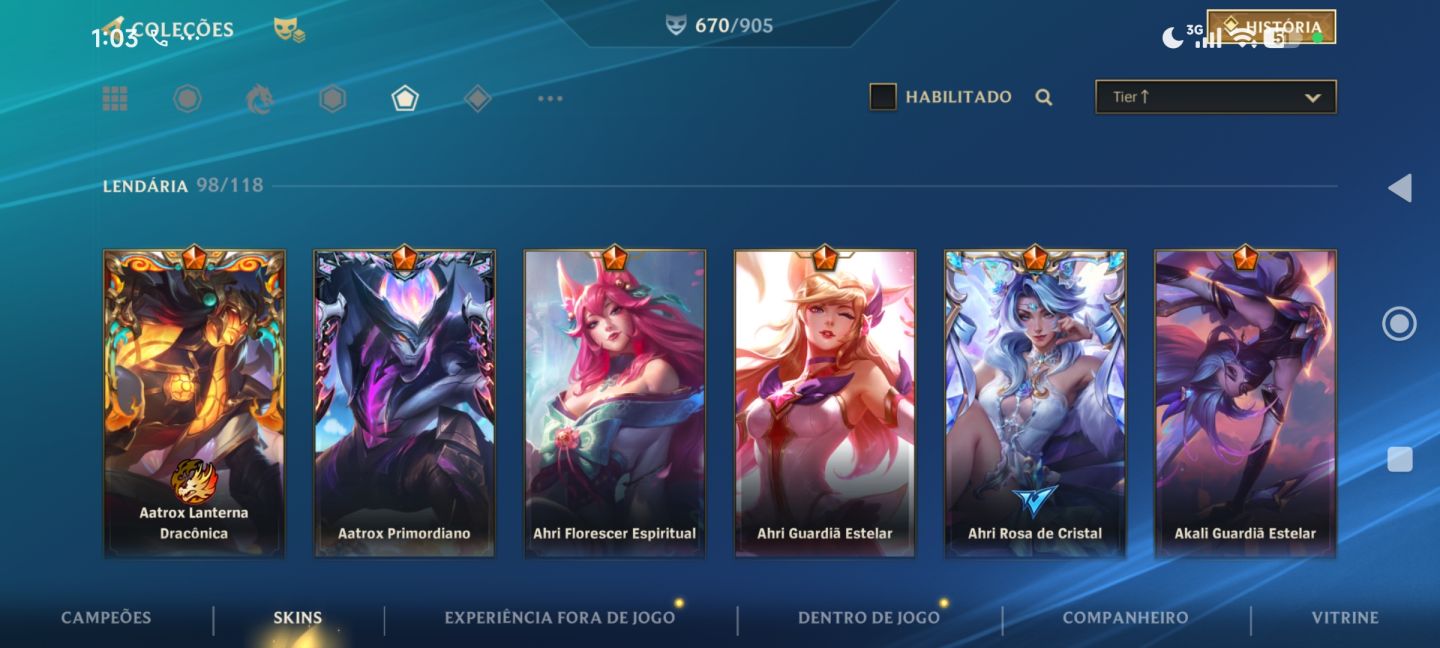 Conta de League of Legends WildRift