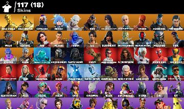 FORTNITE conta mais de 116 skins e muitas picaretas | gold midas