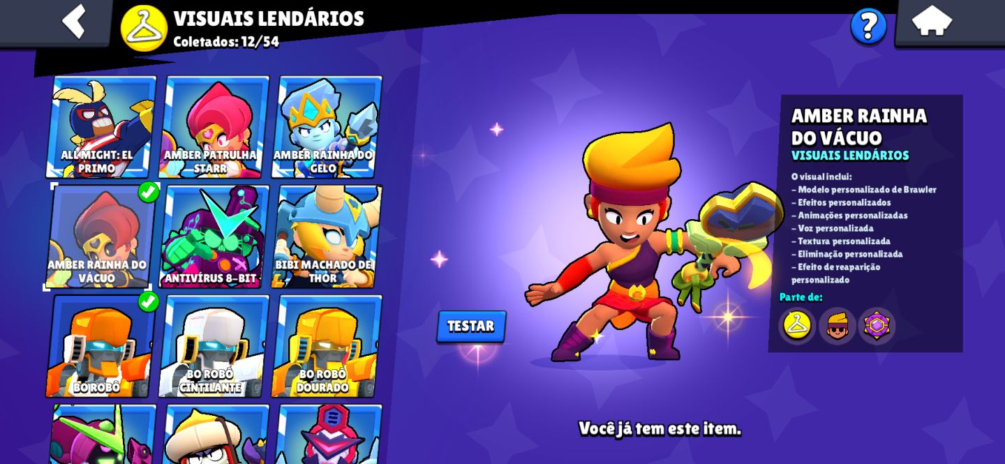 CONTA DE BRAWL STARS 100% completa, muitas skins e troféus