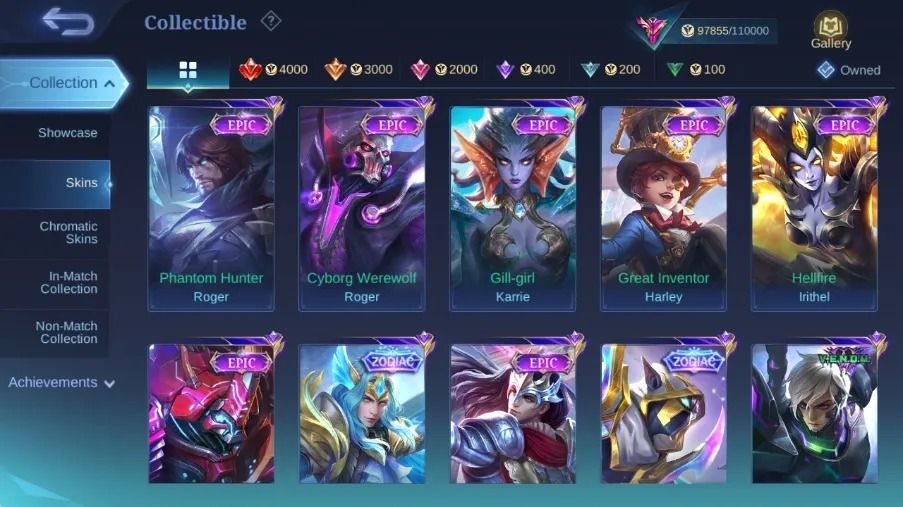 Legend Gusion - KOF Aurora - LuckBox Eudora+Zhask+Selena+Kimmy