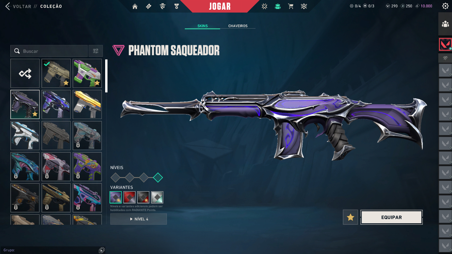 Conta Valorant +15 SKINS FA 40% OFF ( 1300 R$ GASTOS)