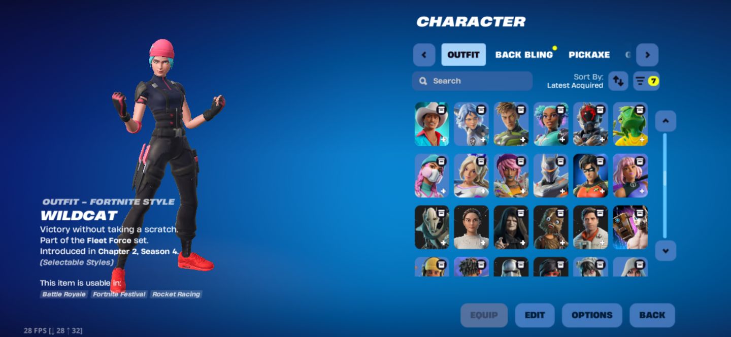 CONTA DE FORTNITE COM WILDCAT