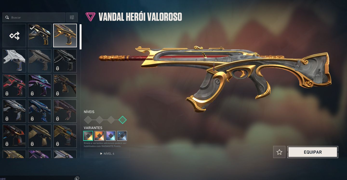 CONTA VALORANTE SKINS RARAS CONTA FULL ACESSO LEVEL 190 Pacote Champions 2024