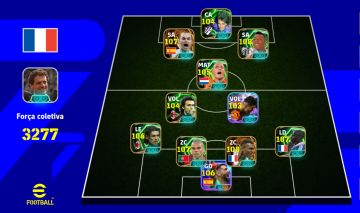 Conta de efootball mobile a venda, com Iniesta 107, os dois Pelé, e muito mais.