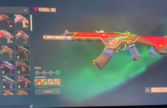 CONTA VALORANT MUITAS SKINS