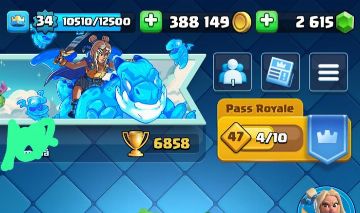 Conta clash royale com 6 evoluçao e 2710+ gemas