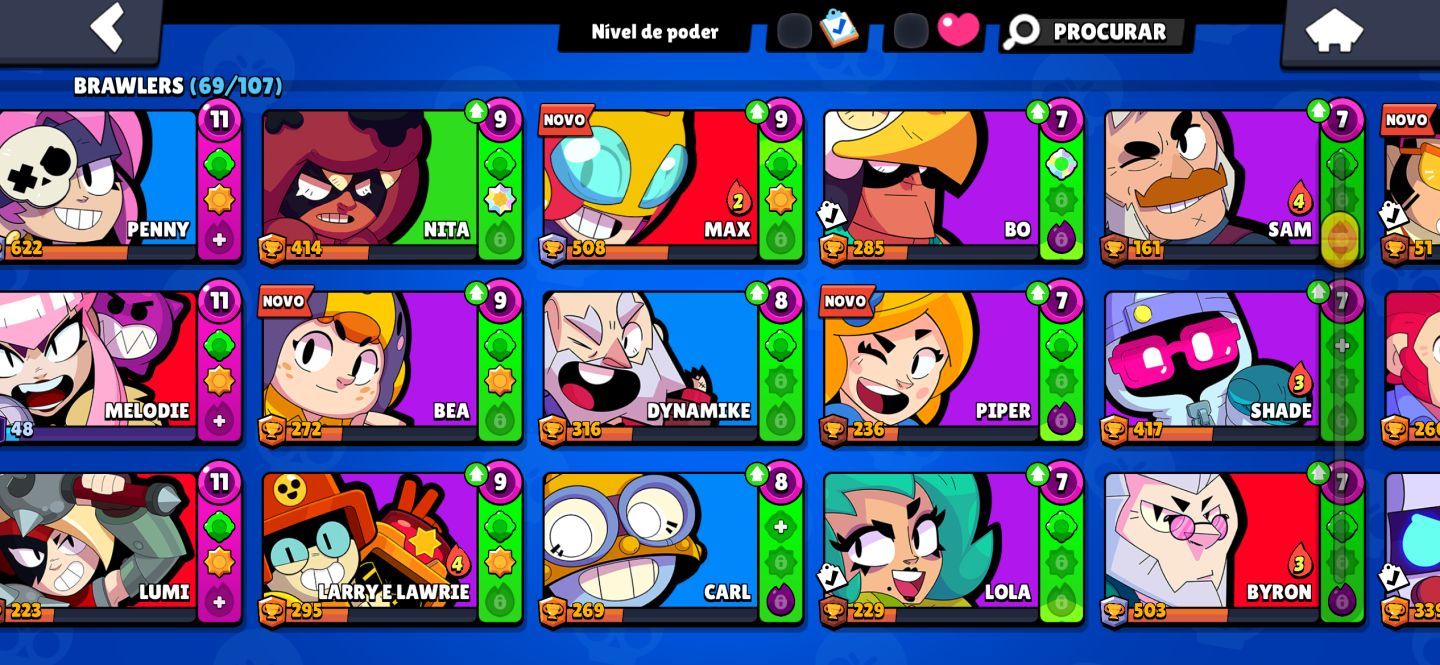 CONTA DE BRAWL STARS + CLASH ROYALE UPADAS