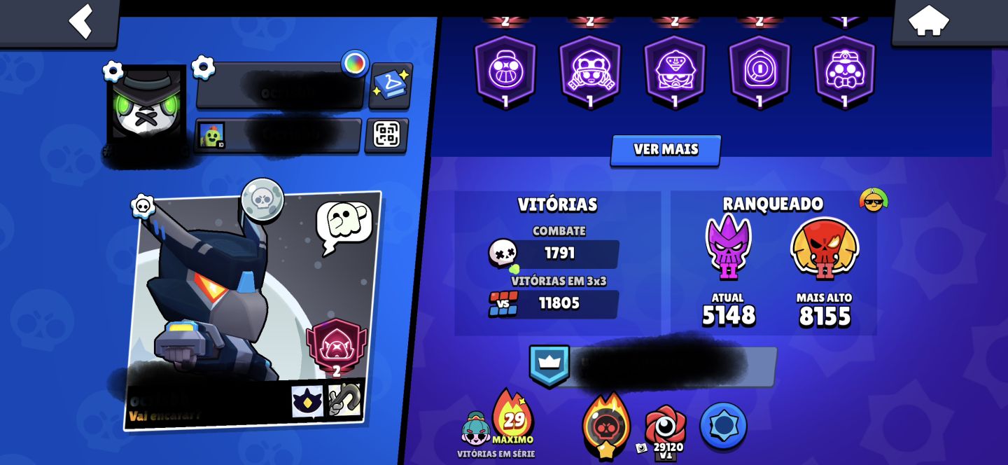 Conta rara de brawl stars!!!