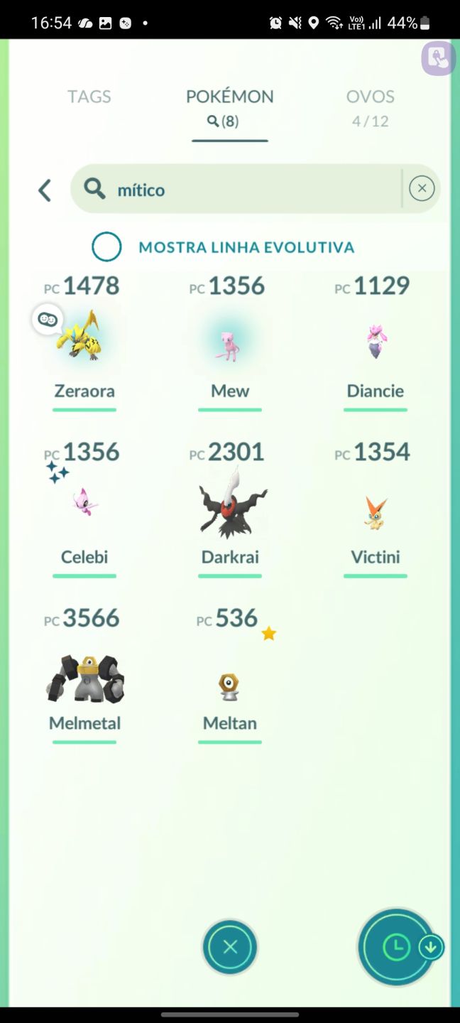 VENDA DE CONTA DE POKÉMON GO COM LENDÁRIOS/SHINY E MÍTICOS/SHINY LVL:42