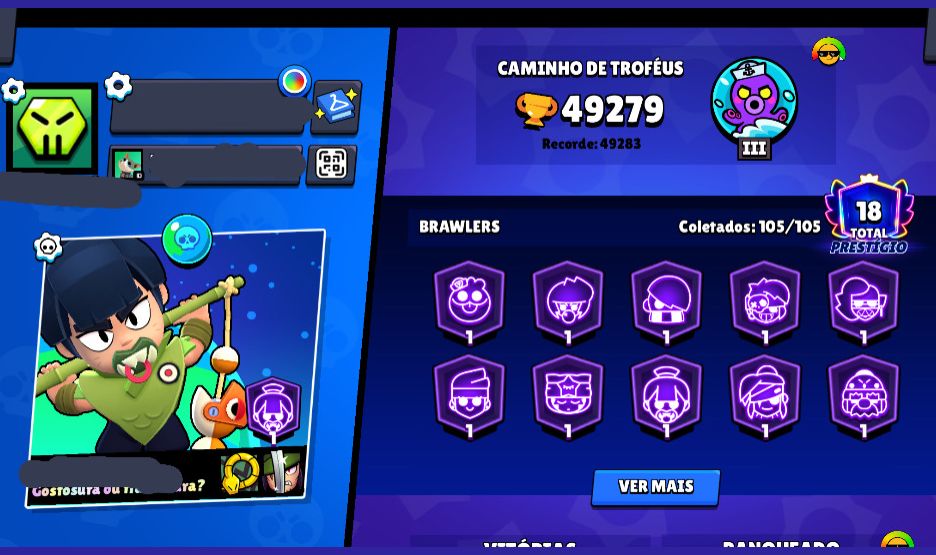 Conta brawl stars