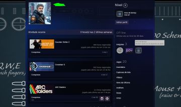 Conta cs2 prime + 5 medalhas + 180 dolares gastos