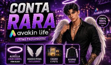 CONTA AVAKIN LIFE NÍVEL 17 | AUREOLA ANJO 2019 | ITENS RAROS | 6 ANOS