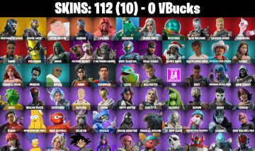 CONTA FORTNITE COM 112 SKINS HUNTMASTER SABER/ROGUE AGENT/POSEIDON/SOLID SNAKE