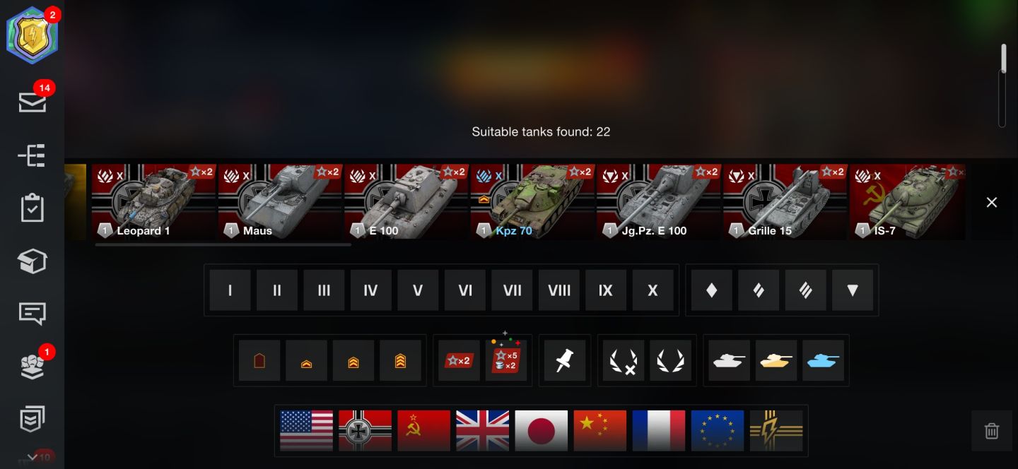 CONTA WORLD OF TANKS BLITZ 7K DE OURO