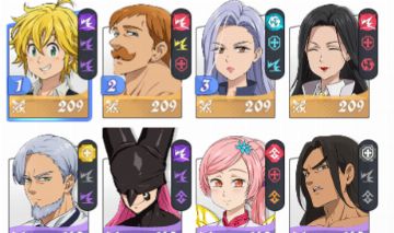 CONTA NANATSU 7DS ORIGIN - ESCANOR + MELIODAS +2 SELETORES - SERVER AMÉRICA EAST