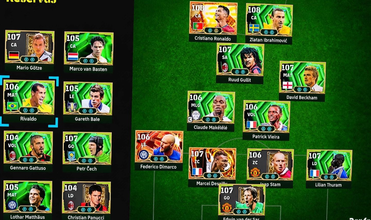 Conta Efotball PSN CR7 + IBRA + Gulit + trio francês