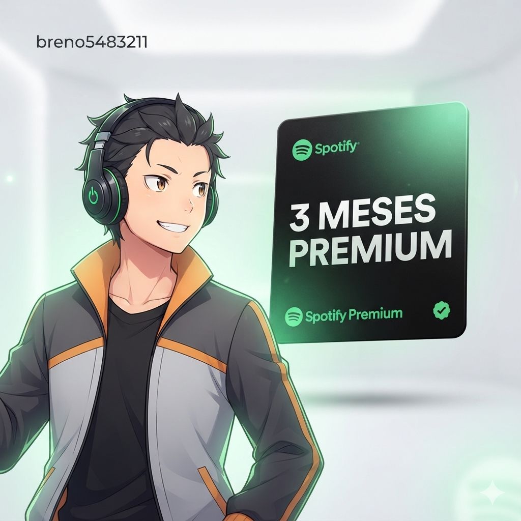 Spotify Premium ( 3 meses ) Na sua própria conta.