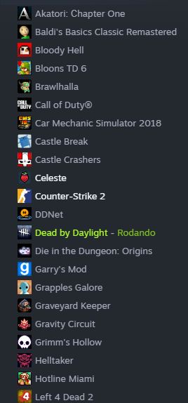 Conta de DBD (Inclui Myers) + Conta Steam