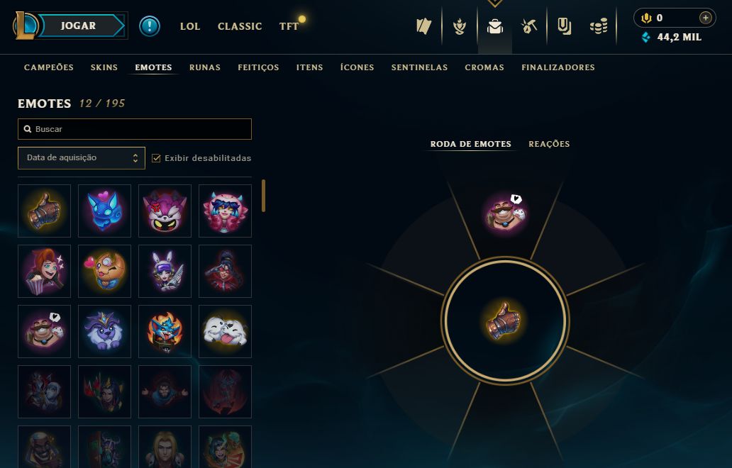 [Entrega Automática] Lol Ferro, 46 Skins, 44K Ea, Upada na Mão, 100% Segura!