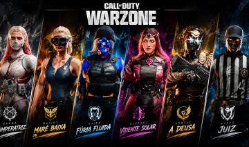 CONTA COD WARZONE COM SKINS TRYHARD