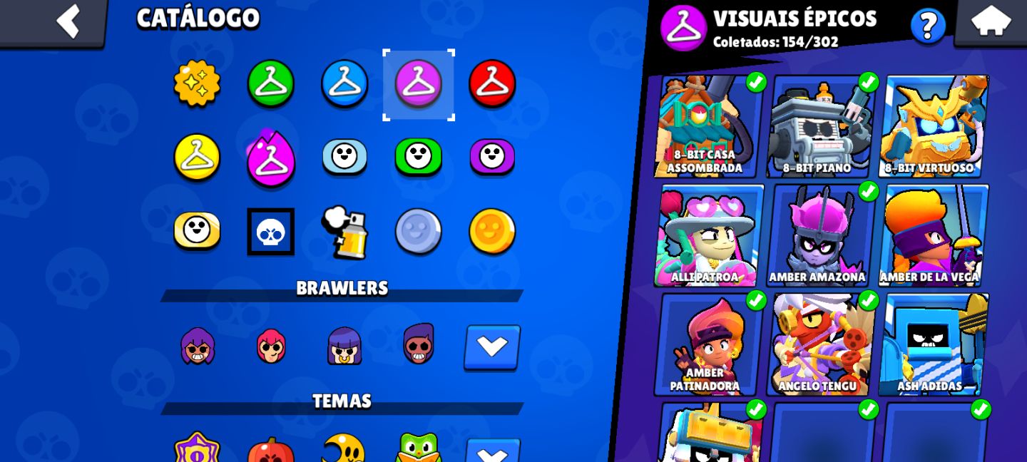 Conta Brawl Stars Completa Skins e Conteúdos Exclus