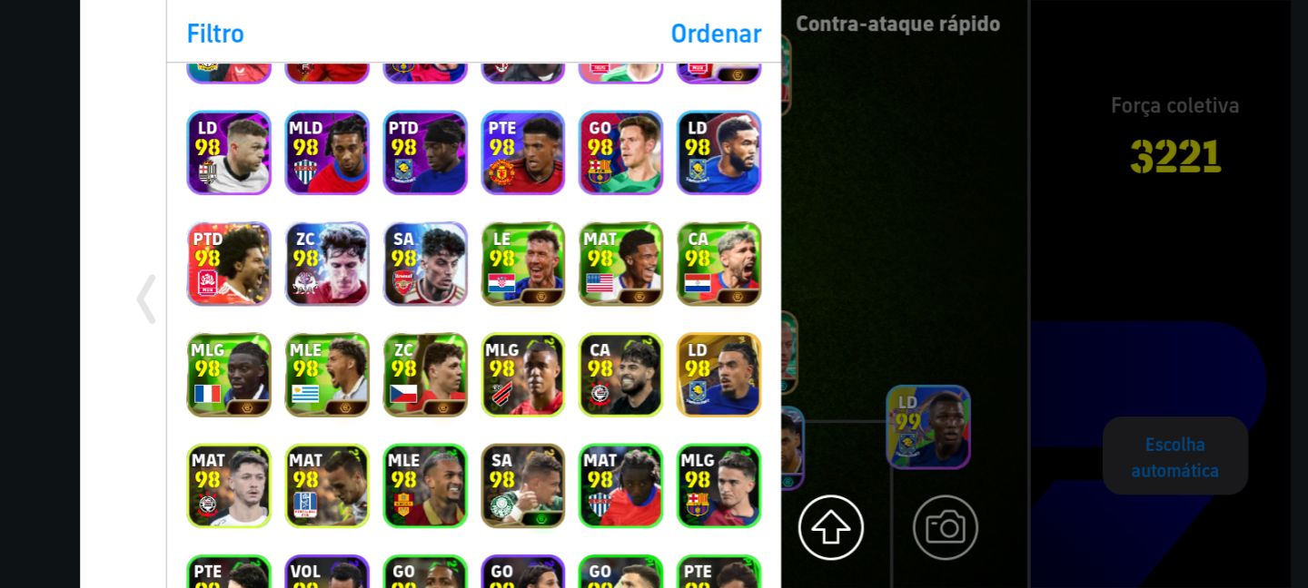 CONTA DE EFOOTBALL